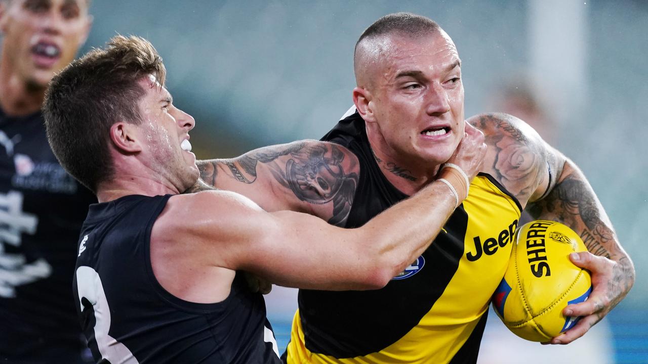 The traditional Richmond-Carlton clash will open the 2021 season on March 18. Picture: Michael Dodge/AAP