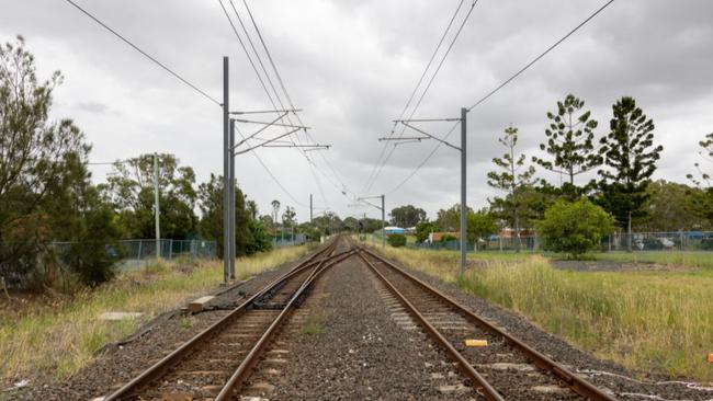 Gold Coast to Brisbane rail line – the ageing track north of Beenleigh.