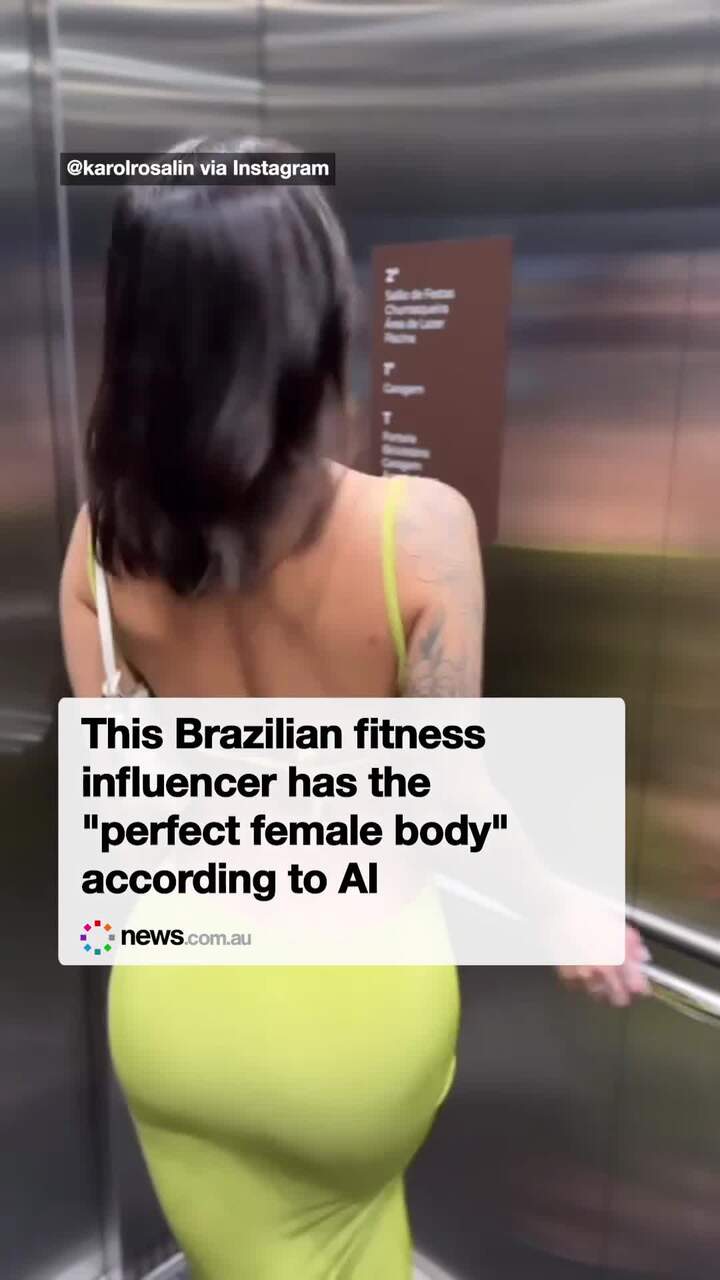 The woman with the "perfect female body" according to AI