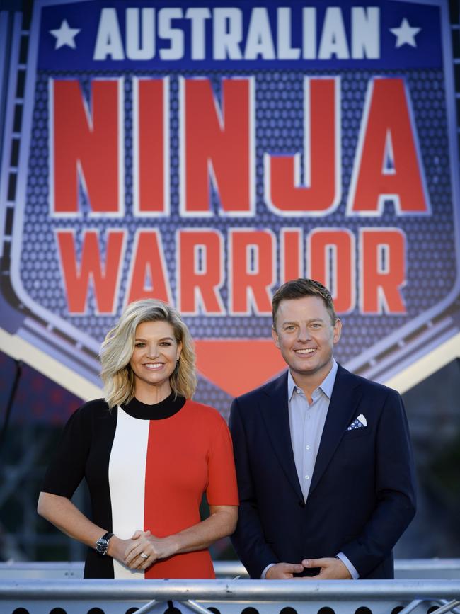 Hosting <i>Ninja Warrior</i> with Rebecca Maddern.