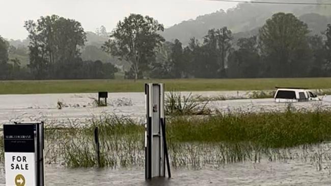 Flooding at Hasthorpe Rd and Mary Valley Rd. Photo: Facebook