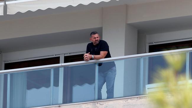 Greek-Australian businessman Bill Papas who is the mastermind behind a $400 million fraud against Westpac seen in his hideaway in Thessaloniki, Greece.