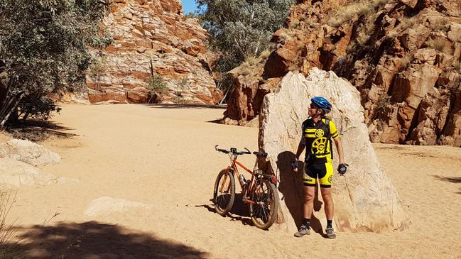 Steve Yates was tragically killed while cycling in Alice Springs. Picture: Supplied