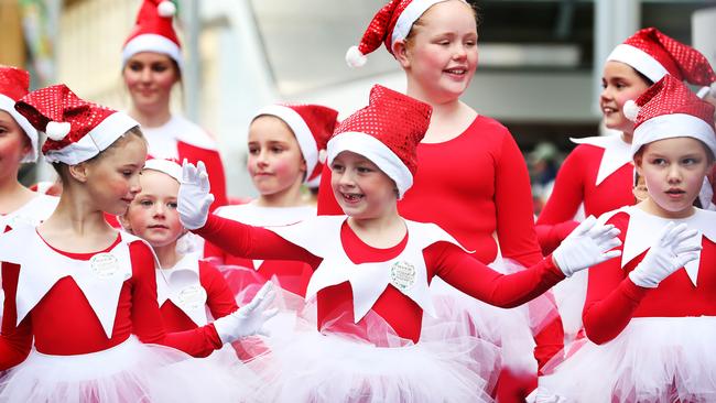 Children take part in the Hobart Christmas Pageant 2019. Picture: NIKKI DAVIS-JONES