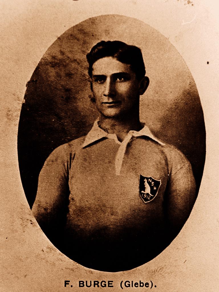 Rugby league Immortal, and Glebe icon, Frank Burge.