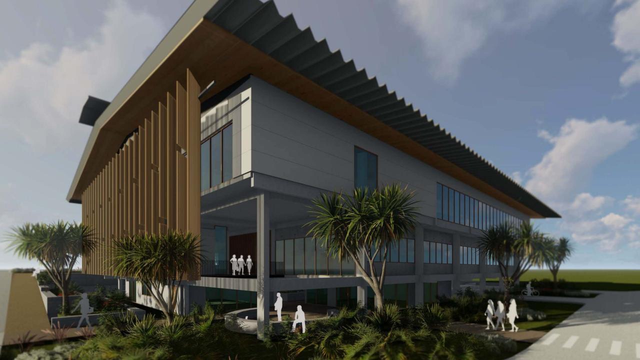 Concept plans for Stage 1A of the Northern Beaches Community Hub have been finalised with councillors to vote on the master plan at the ordinary meeting on Wednesday, December 8, 2021. Picture: Mackay Regional Council