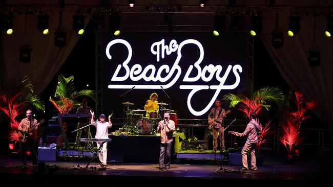 The Beach Boys performing at the Sandstone Point Hotel. Photo: Josh Woning.