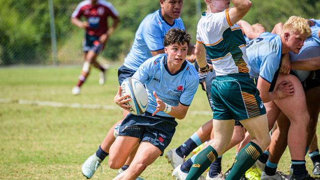 NSW playing the furst match they won in Queensland a week ago. Picture: Supplied: James Auclair/Reds Media