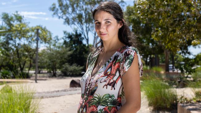 Expectant mum Danielle Mulhall is impacted by the closing of Darwin's private maternity services. Picture: Pema Tamang Pakhrin