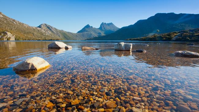 Lake Dove and Cradle Mountain. Picture: Tourism Tasmania &amp; Andrew McIntosh, Ocean Photography