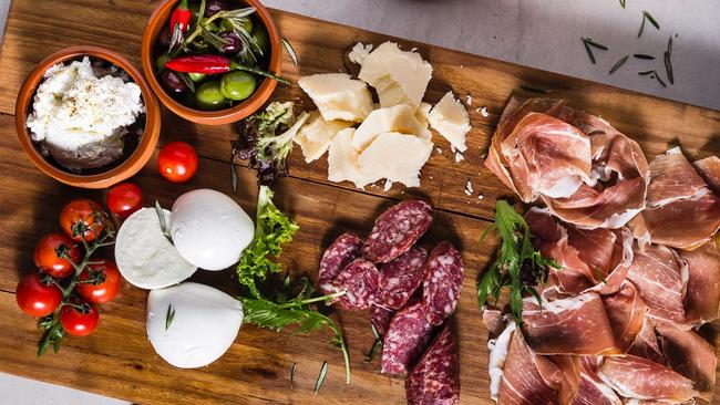 Ventuno Italian Restaurant’s antipasto board. Picture: Robert Walsh