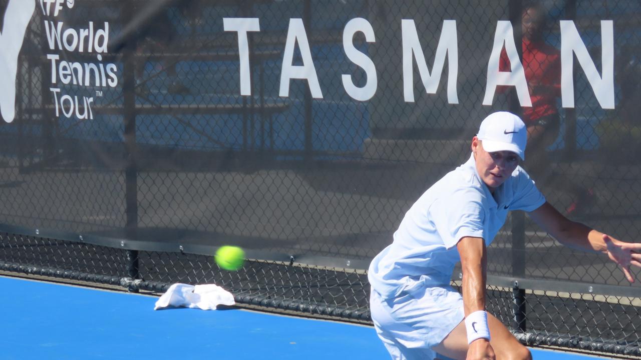 Cruz Hewitt in action at the Launceston International. Picture: Jon Tuxworth