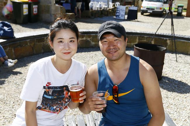 Clarence Jazz Festival at Rosny Barn. Tesia and Jacob Na of South Korea. PICTURE: MATT THOMPSON