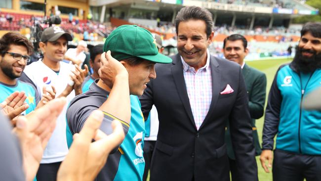 Pakistan legend Wasim Akram slammed the inconsistant pink ball. Picture: Mark Kolbe/Getty