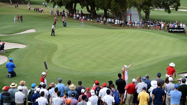 Jordan Spieth has attracted plenty of followers at the Australian Open.