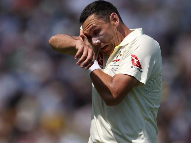 It was a tough opening day of the Ashes for the Aussie bowlers. Picture: Getty Images