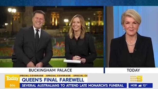 Julie Bishop's touching gesture (The Today Show)