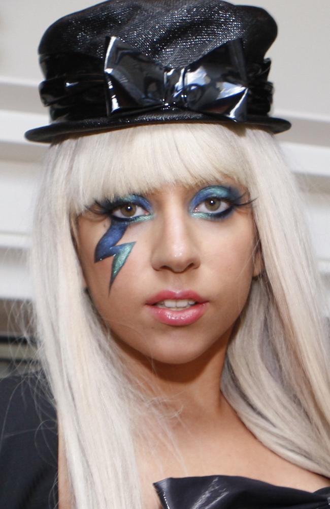 Lady Gaga at the Hilton Hotel in Sydney in 2008.