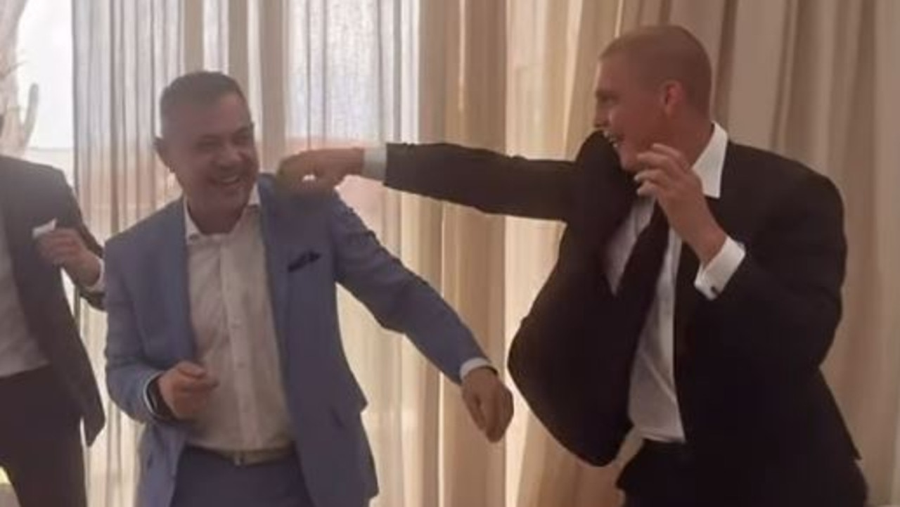 Kostya jets in to join son Tim Tszyu’s wedding celebrations