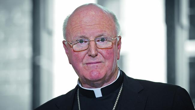 Archbishop Denis Hart says legalising same-sex marriage will make Australia a different society. Picture: Jake Nowakowski