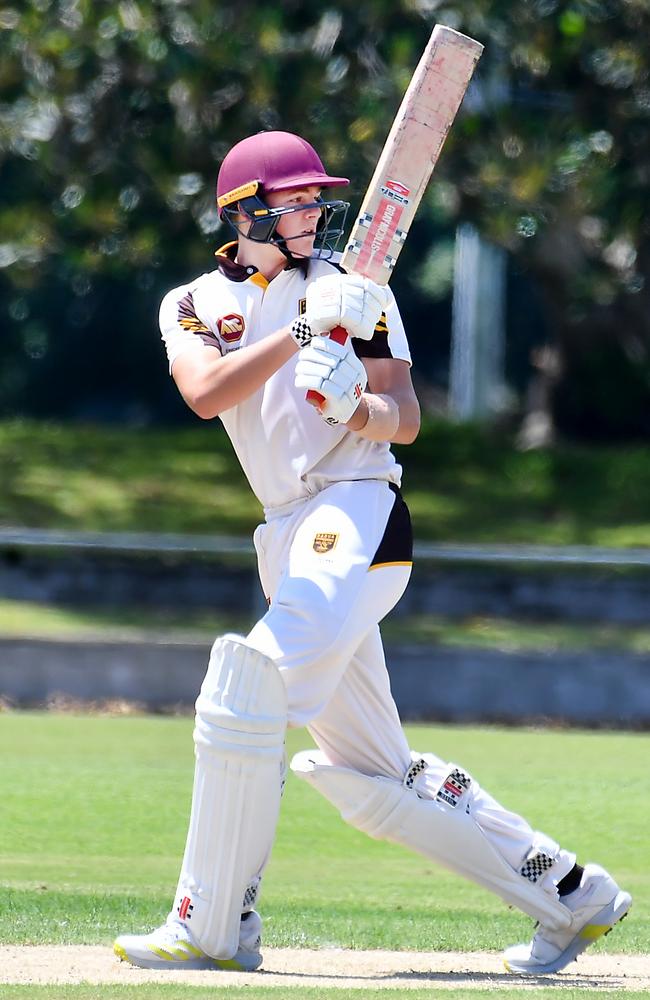 Padua College batsman Will Webster 2024. Picture, John Gass