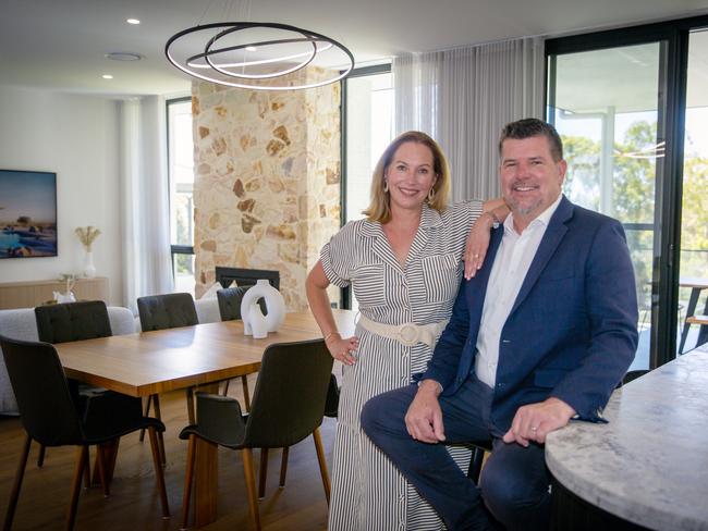 ADELAIDE, SOUTH AUSTRALIA - Advertiser Photos JANUARY 2, 2025: Dave and Sarah Smith from Harris Real Estate at 20 Young St, Blackwood, SA. Picture: Emma Brasier