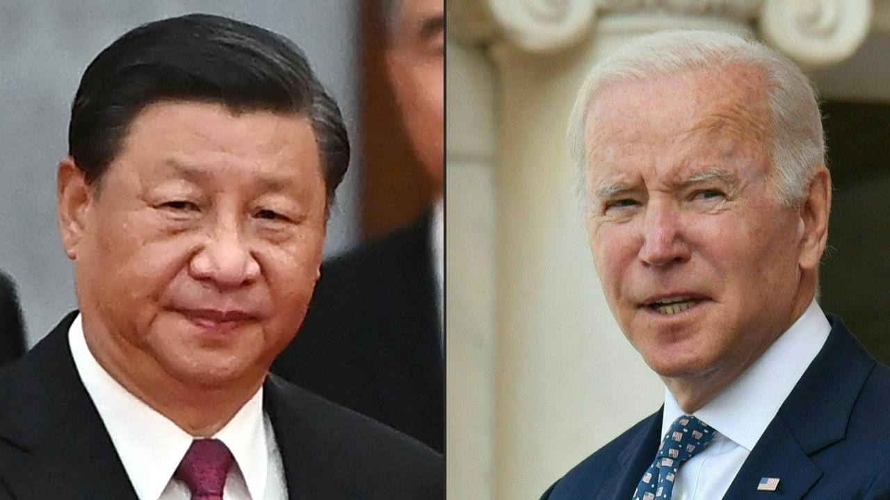 America has profited the most from Australia’s ongoing stoush with Beijing. Pictures: Greg Baker and Nicholas Kamm/AFP