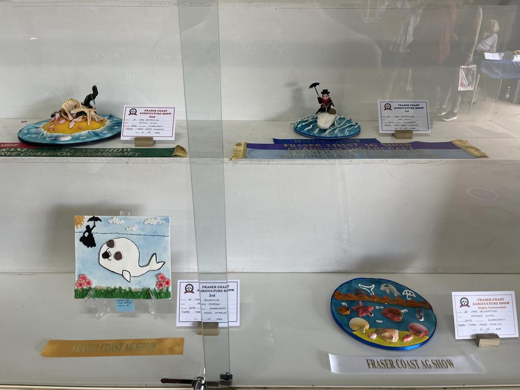 Cake decoration winners at the show.