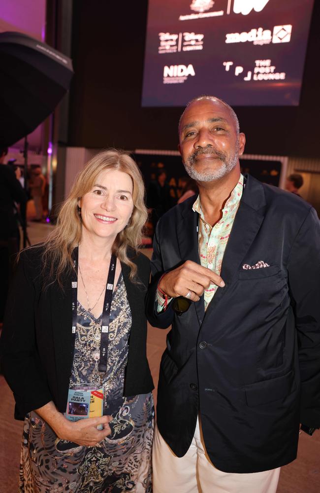 Naomi Rossdeutscher and Elliott Yancey at the Screen Forever SPA Awards at The Star Gold Coast for Gold Coast at Large. Picture, Portia Large.
