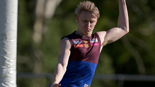 Max Jones in action for Banyule. Picture: Andy Brownbill