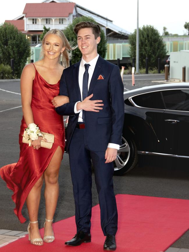 Toowoomba Grammar School senior formal held at Rumours. Rebecca Roellgen and Jordan Coetzee.