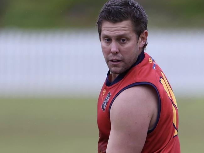 Flinders Park president Sam Snowdon will play his 200th and final game this weekend. Picture: Ann Marie O'Connor