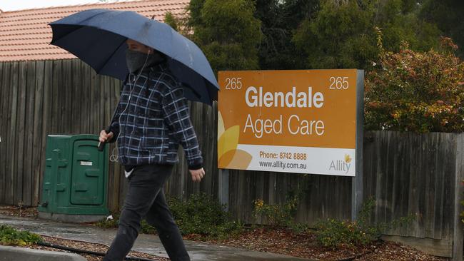 Concerns are mounting for residents of an aged care home in Werribee after four staff at the facility were diagnosed with coronavirus this week. Picture: NCA NewsWire / Daniel Pockett