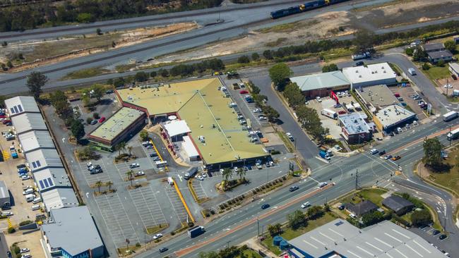 Aerial of the Acacia Ridge Hotel in south Brisbane.