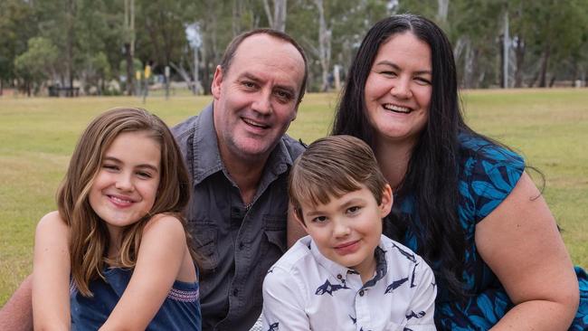 The Hardwick family: Lisa, Bradley, Cooper and Isabella.