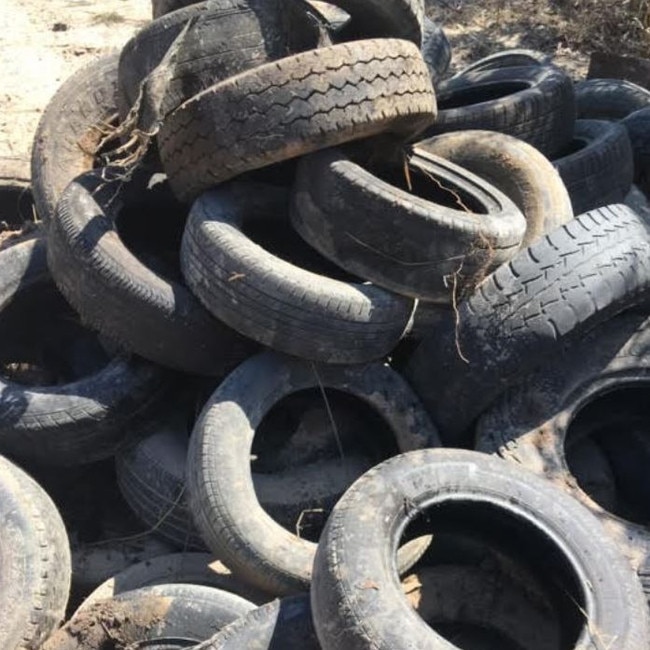 NT EPA Chairman Paul Vogel said one of the biggest ongoing waste issues was tyre dumping.