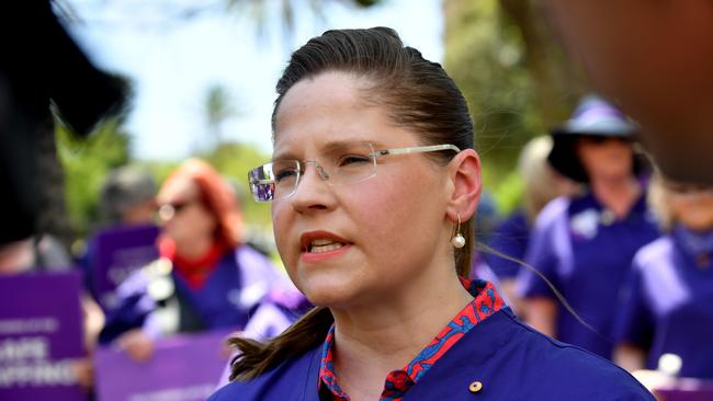 Elizabeth Dabars from the Australian Nursing Federation. Picture: Sam Wundke