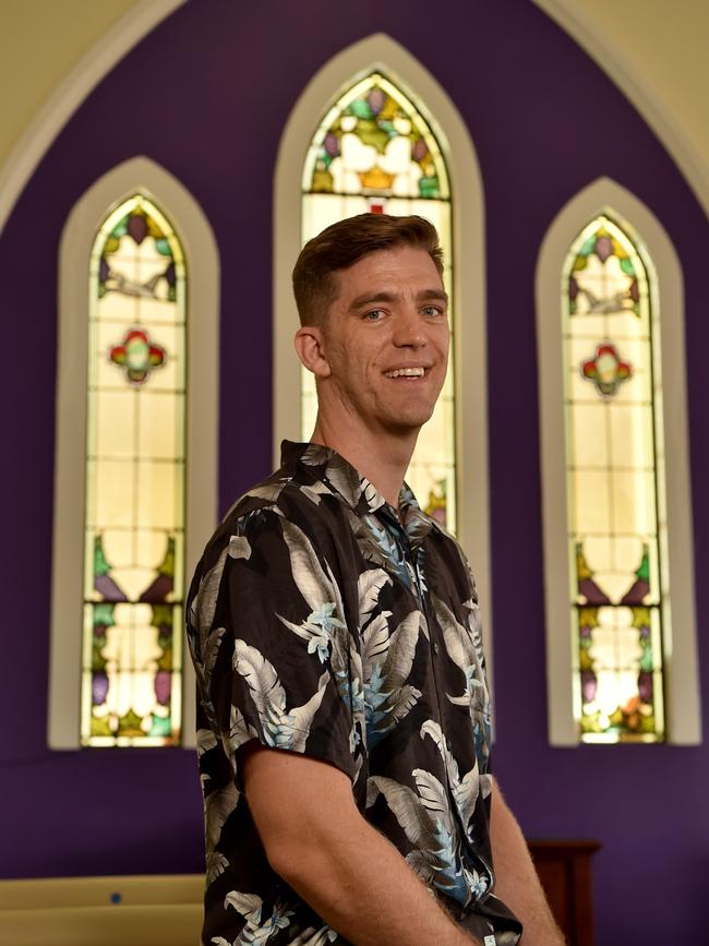 Lorne Anderson is the new priest at Central Uniting Church. Picture: Evan Morgan