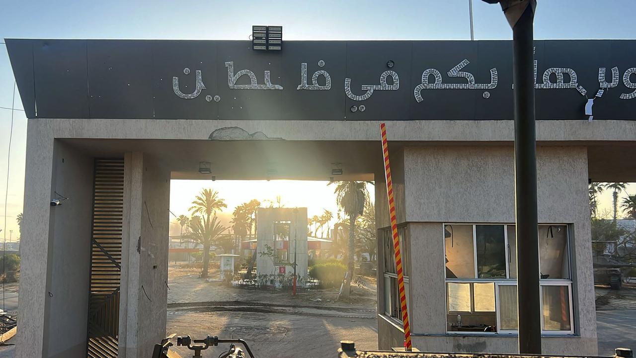 This handout picture released by the Israeli army shows Israeli forces operating on the Palestinian side of the Rafah border crossing between Gaza and Egypt in the southern Gaza Strip on May 7, 2024. Picture: Israeli Army / AFP