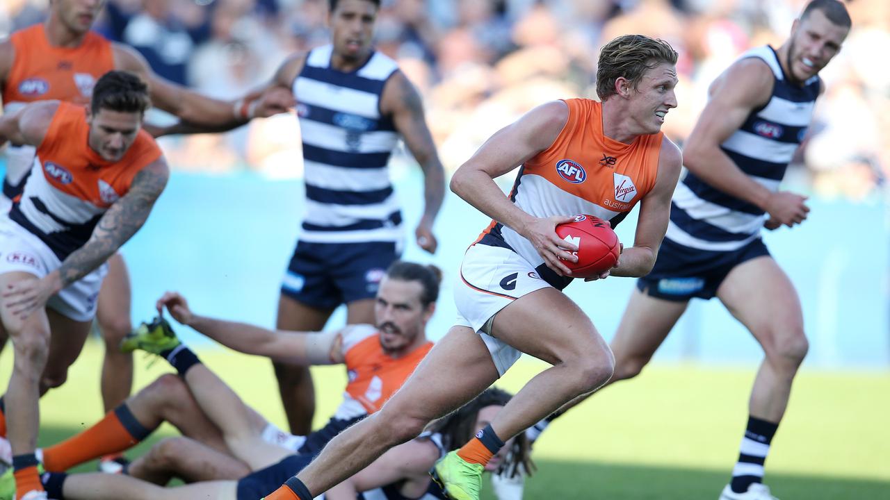 Lachie Whitfield has been nominated by GWS. Photo: Michael Klein.