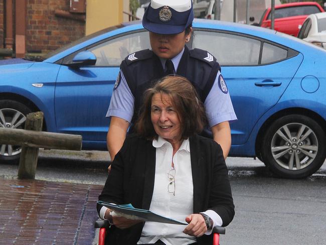 ***NO OTHER MEDIA PRESENT... KEEP OFF ONLINE TILL COURT IS FINISHED?*** Sue Neill-Fraser arrives at Launceston Supreme Court.  Picture: BRUCE MOUNSTER