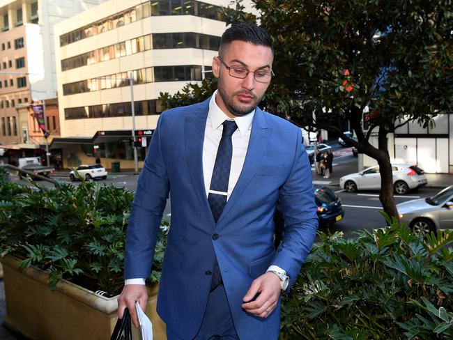 Salim Mehajer arriving at court today. Picture: AAP