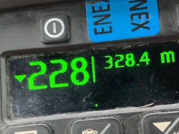 The car was clocked travelling at more than 110km/h over the speed limit. Picture: Victoria Police