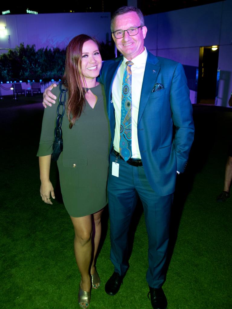 Angelica Hael and Aaron Howell at the World Poker Tournament Australia VIP Player’s Party. Picture: Andrew Meadowcroft.