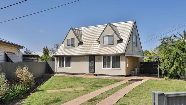 A renovated A-frame house in Mildura is selling for under $130,000. Picture: realestate.com.au