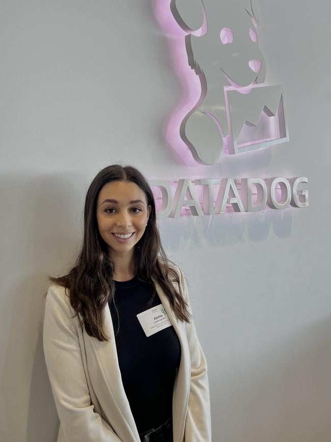 Ms Lambropoulos at Datadog's headquarters in New York.