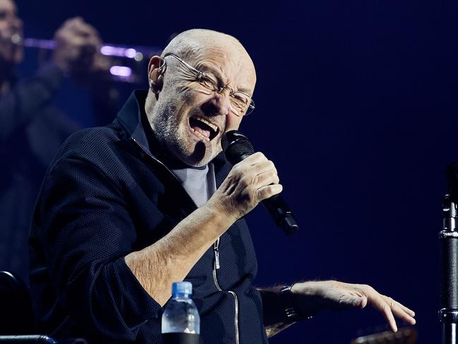 Phil Collins at Adelaide Oval, as part of his, 'Not Dead Yet' tour, Friday, Jan. 25, 2019. Picture: MATT LOXTON