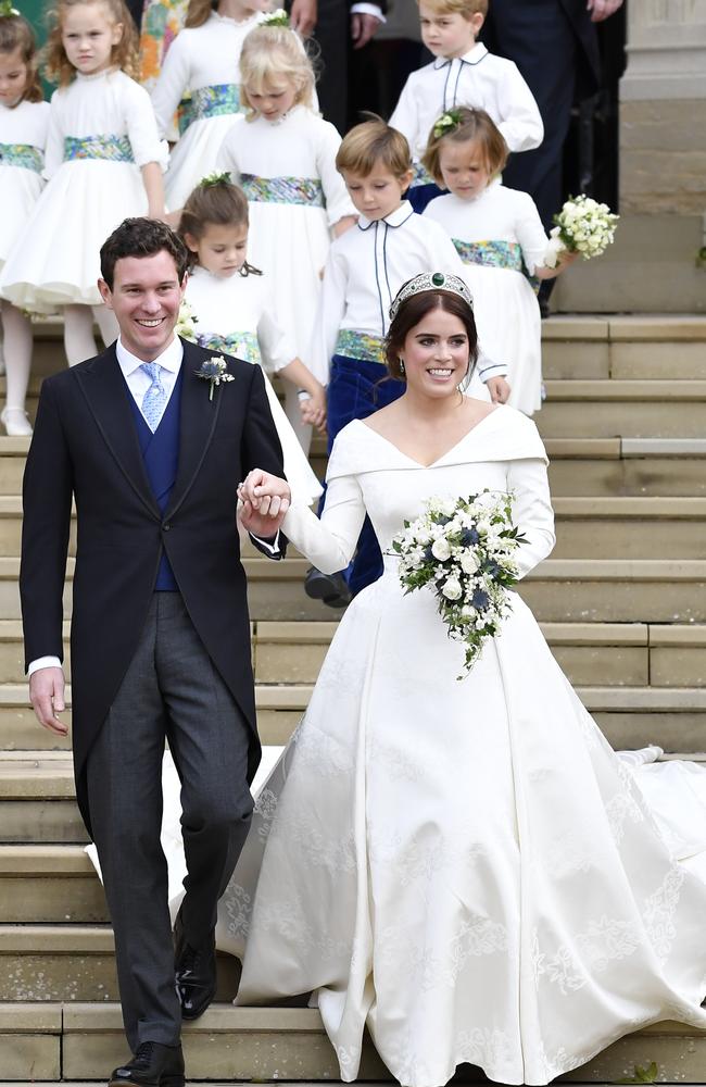 Princess Eugenie Beams As She Leaves Hospital With New Baby Son And ...