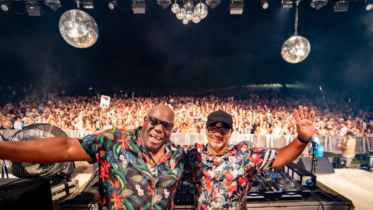 He’s technically not an Aussie but dance music royalty Carl Cox has kept a house in Melbourne for years and will headline the Resistance Megastructure on Saturday. Picture: Supplied.