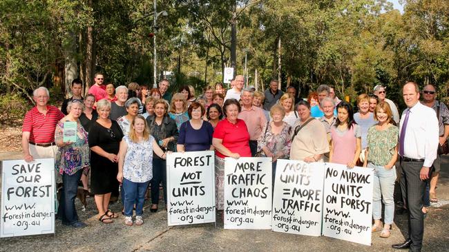 Community groups are calling on residents to take a stand against the ”inappropriate development” of the former IBM site in West Pennant Hills. Picture: Ryan Osland